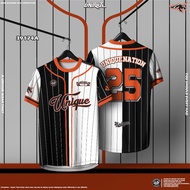 (FREE CUSTOM) UNIQUE NATION 2025 EDITION DESIGN BASEBALL DESIGN PRINTEDAVAILABLE ROUND-NECK MICRO