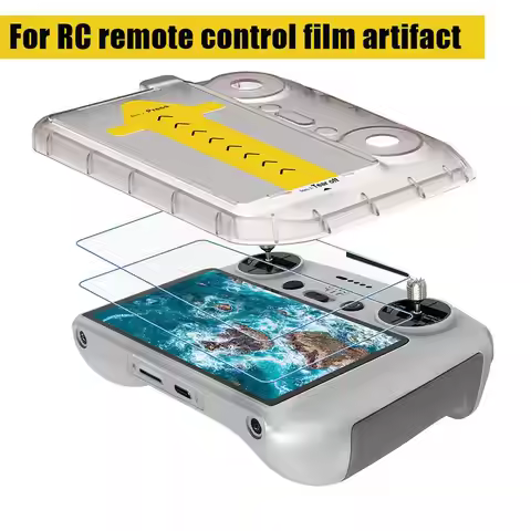 Tempered Glass Kit For DJI mini5 Pro RC Remote Control Screen Protector For DJI RC/RC2 Remote Contro