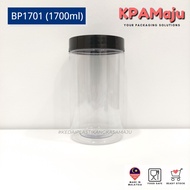 Balang BP1701 (1700ml) - Balang Kuih Raya, Plastic Balang, Homemade Product, Popcorn, Kerepek