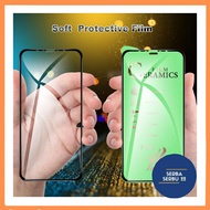 HIJAU *green ceramic* 9D soft anti-scratch ceramic ceramic green full glue glue screen oppo A91 reno