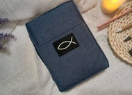 聖經書套 Bible book cover  灰色尺寸齊全 防水材質 側面附提把