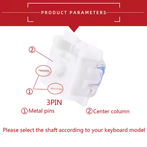 Fit for Cherry MX Gateron Mechanical Keyboard DIY Accessories 10 Pieces Keyboard Replacement Parts 3