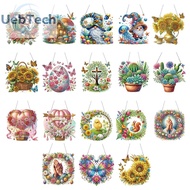 [uebtech.my] Acrylic Special Shape Jellyfish Gnome 5D DIY Diamond Painting Dots Pendant Diamond Pain