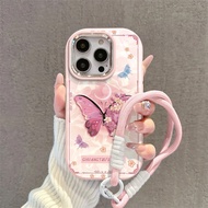 Samsung Case+bracelet Case Silicone Star Casing Samsung A07 case A06 a25 5G A55 A56 5G A36 A15 S24 U