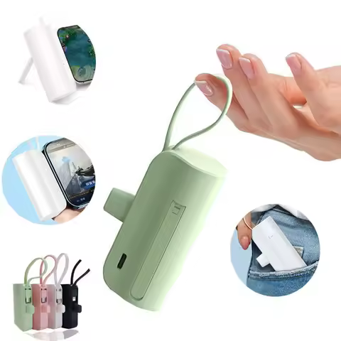 Mini Portable power bank 10000mAh plug and play External Battery for AiPhone Samsung Huawei Xiaomi