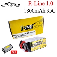 Tattu R-Line 1800mAh 14.8V 22.2V 95C 6S1P Lipo Battery Pack with XT60 Plug  for RC FPV Racing Quadco