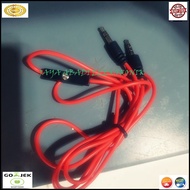 J196 ORIGINAL KABEL AUDIO 3.5MM AUX MIC HEADSET HEADPHONE MICROPHONE STEREO HANDSFREE EARPHONE MUSIK