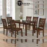 Dining Set/Dining Table/Dining Table 8 Seater Set/Chair/Table/Meja Makan 8 Kerusi/餐桌椅