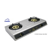 Chelstar 2 Tungku Tekanan Rendah(J-7777K)Chelstar Low Pressure Double Burner(J-7777K)双头炉(J-7777K)