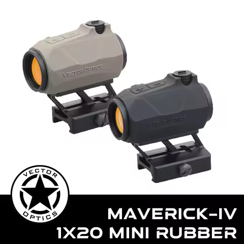 Vector Optics Maverick-IV 1x20 Mini Rubber Armored Reflex Sight Red Dot Scope Compact Size With IP67