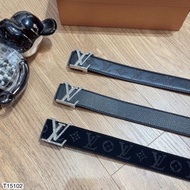 Tang Eye Leather Belt LV For AE - Premium LV Leather Belt