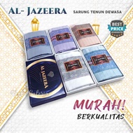 PUTIH Songket Al-Jazeera White Woven Sarong Adult Men's Bonus Tasbih Digital/Pearl 33 - Galeria Mosl