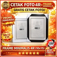 MINIMALIST FRAME PREMIUM QUALITY 4R PHOTO FRAME/ + FREE 4R SIZE PHOTO PRINTING 10x15