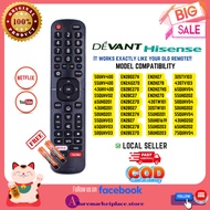 ✅ ◮ Devant Smart TV Remote Control for Smart TV HISENSE Devant TV Remote Replacement 43STW101 32STW