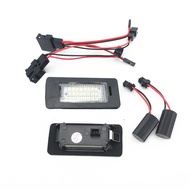 2X White LED License Plate Light 12V for Audi A1 A3 / A4 S4 B8/ A5 S5 8T / A6 C7/4G / Q3 8U / Q5 8R 