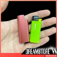 Vỏ Bật Lửa Cricket Mini Kim Loại Màu Trơn - Có Kèm Ruột