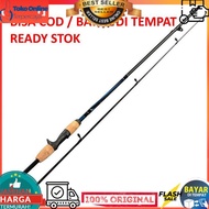 Conquest Joran Pancing Carbon Fiber Telescopic 2 Segments 1.8M Tongkat Pancing Ikan Besar Kecil Sung