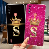 Letter Casing For Moto E7i Power Phone Case For Motorola Moto E7 Power Case Clear Soft Silicone Bump