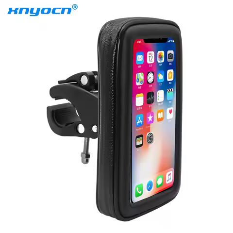 Universal Bike Bicycle Motorcycle Phone Holder Waterproof Case Zipper Pouch for Iphone Huawei P30 Pl