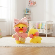 30cm Adorable Lalafanfan Duck Plush Toy Soft Stuffed Animal Doll Birthday Gift for Girls Kids Christ