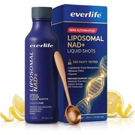 EverlifeLiposomalNAD+Liquid–150mgShotwithLiposomalTrans-Resveratrol,TMG&Glycine–BoostsEnergy,Cellula