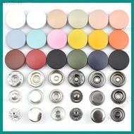 Store Manager Recommended⌛Color Flat Metal Snap Button Button Button Seam-Free Concealed Button All-