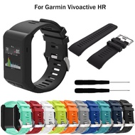 Band Compatible with Garmin Vivoactive HR, Soft Silicone Replacement Watch Band ONLY for Garmin Vivoactive HR