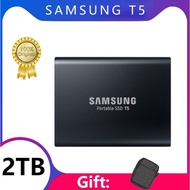 Samsung Portable SSD T5 1TB 2TB USB 3.1 To Type-C External Solid State Disk Hard Drive Type-C To C Black For Computer SSD