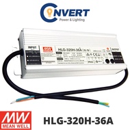 Mean Well IP65 LED Driver HLG-320H-36A - 321W 36V 8.9A