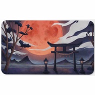 Blood Moon Torii Gate - Paramint - MTG Playmat - Perfect for Magic The Gathering, Pokemon, YuGiOh, Anime - TCG Card Game Table Mat