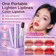 Warm Color-Changing Lipstick Long-lasting Color Fixation Bouncy Translucent Lip Gloss Non-stick Cup 