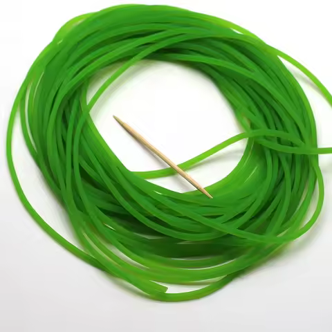 2mm Elastic Rubber Line 2-15 Meter Solid Rubber Rope Elastic Strapping Fishing Line Plain Elastic Ro