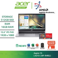 ACER ASPIRE 3 A315-24P-R4RQ 15.6 FHD LAPTOP ( R5-7520U 16GD5 512GBSSD / W11H / OFFICE OPI )