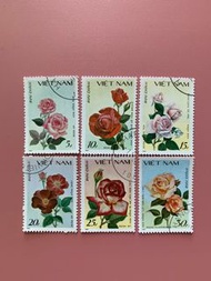 外國郵票—越南1987花卉