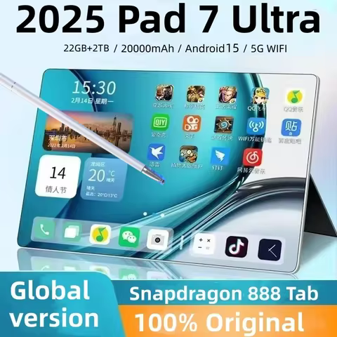 2025 Global Original MI Tablet Pad 7 Ultra 11 inch Android 15 24GB+2TB 20000mAh 5G Dual SIM Card WiF