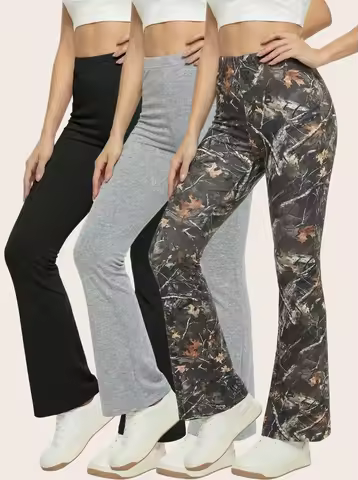 Women's flared pants, casual flared tight pants, outfit for outings, autumn clothing
