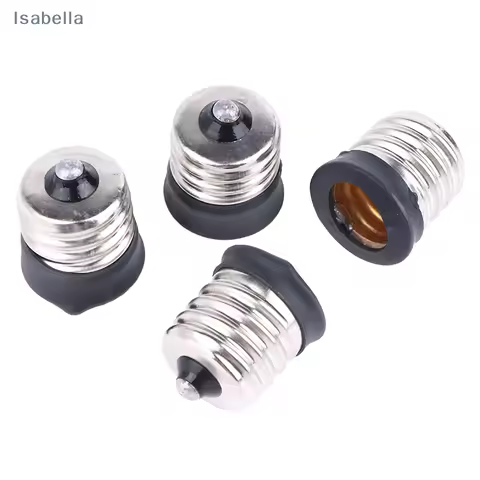 💕2Pcs Screw Base LED Adapter Lamp Holder, E17 to E14, E17 to E12