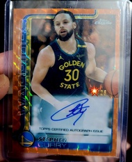 Topps Chrome 2025-2026 Stephen Curry Auto /25