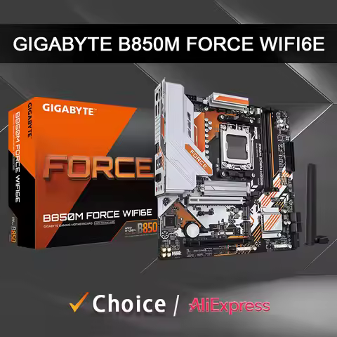 GIGABYTE New B850M FORCE WIFI6E Micro ATX AMD B850 Ryzen 9000 8000 7000 Series CPU Motherboard Socke