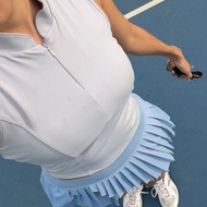 aeyo | Women's Sport Padded Top, Pickleball, Tennis, Padel, Golf outfit, Front Zip Tank Top