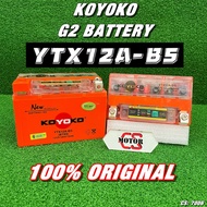 KOYOKO BATTERY YTX12A NANO GEL APRILIA TUONO HONDA VFR 800 KAWASAKI Z800 BATERI MURAH 6 BULAN WARRAN