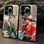 HP YX141 Premium matte hard case One piece Luffy Zoro Roronoa Hardcase Casing compatiblehp For Oppo 