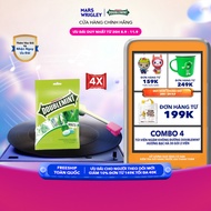 Combo 4 Túi Viên Ngậm Không Đường Doublemint Hương Bạc Hà Túi 30 Gói 2 Viên