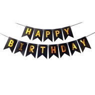 Happy birthday letter banner - happy birthday banner - happy birthday hanging banner