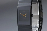 近乎全新 Rado D-Star 205 0296 3 陶瓷 黑色 石英 女錶
