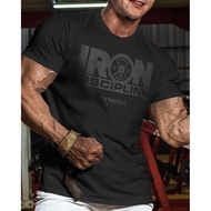 Hot Sale Gym Lifestyle Iron Discipline Gym Workout Shirt for Men Motivational T-Shirt