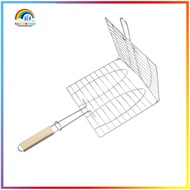 RT kitchen Barbecue Wire Mesh Clip Basket Grilling Cooking Tool outdoor utensil fish grill