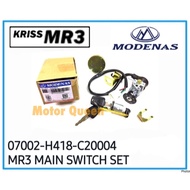 Main Switch Suis Key Set Kunci Modenas Kriss MR3 100% Modenas Original MR 3