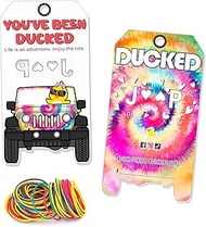 You've Been Ducked, Duck Tags, Cute Pink Duck Tags, Duck Duck Tags, Ducking Game Card, 35 Pack 2.9 x