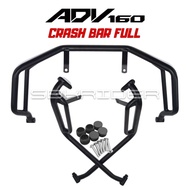 Honda ADV160 Heavy Duty Full Frame Crash Bar Solid Strong Harden anodized Perfect Welding Black steel Premium Design